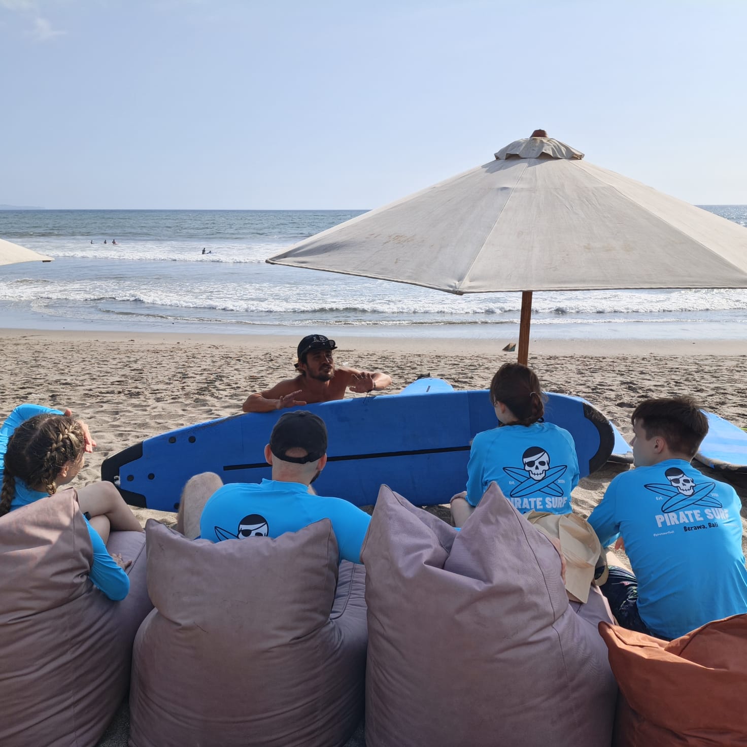 Surf lesson at Berawa